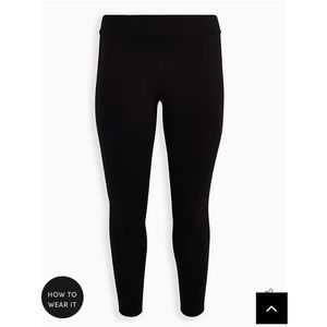 Torrid Slim Fix Premium Black Leggings Sz 4